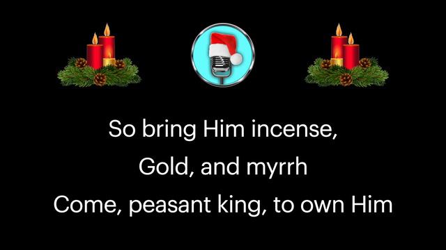 What Child Is This? D- Medium Key. Christmas Karaoke смотреть онлайн