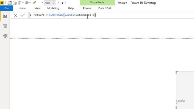 Values Function DAX смотреть онлайн