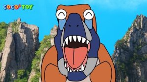 Big adventure of 5 little dinosaurs #30ㅣdinosaurs stories for childrenㅣCoCosToy