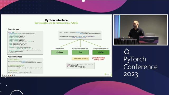 Lightning Talk: Harnessing NVIDIA Tensor Cores: An Exploration of CUTLASS & OpenAI..- Matthew Nicel смотреть онлайн