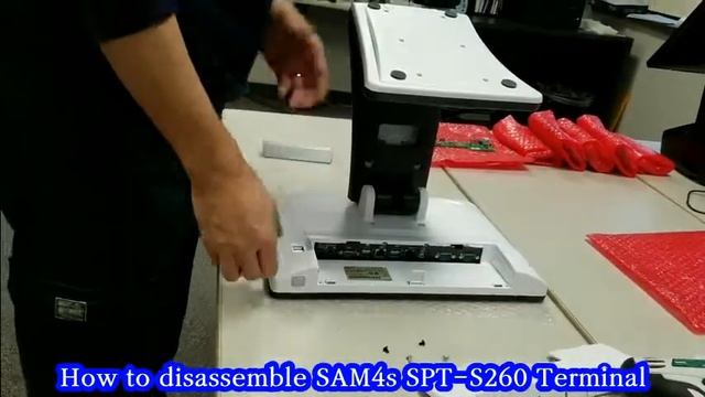 How to disassemble SAM4s SPT-S260/SAP6600 Terminal смотреть онлайн