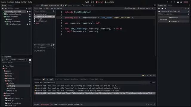 Godot tutorial - Inventory System Episode 1 смотреть онлайн