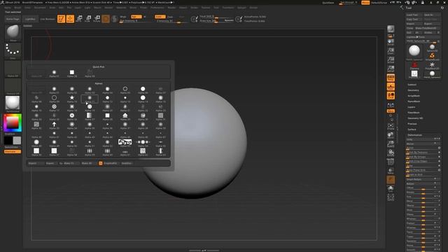 How to Create CUSTOM VDM Brushes in Zbrush - 60 Second Tutorial смотреть онлайн