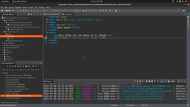 Videotutorial 4 Taller Práctico de Spring Boot - Implementación de Thymeleaf смотреть онлайн