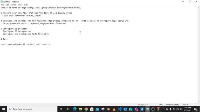 How to Enable IE Mode in Microsoft EDGE Using GPO local Editor смотреть онлайн