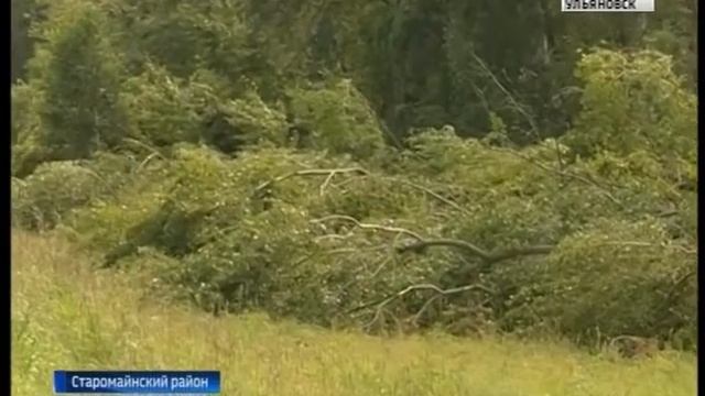 Эпицентр урагана пришелся на Старомайнский район смотреть онлайн