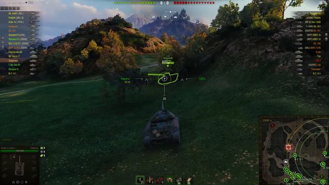 Игра началась, катаю на чем придется.....World of Tanks.... смотреть онлайн