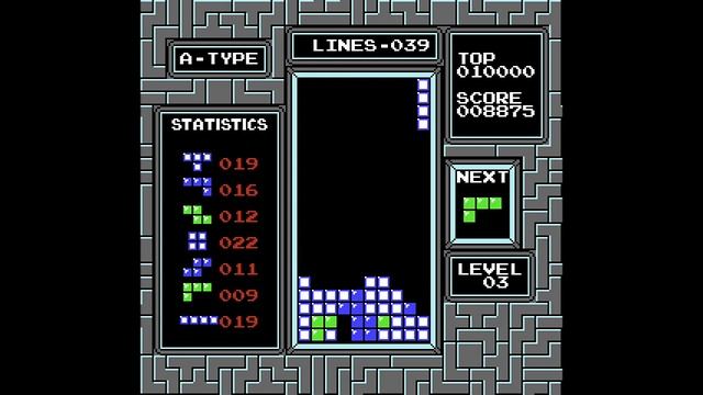 NES Game: Tetris (1989 Nintendo) смотреть онлайн
