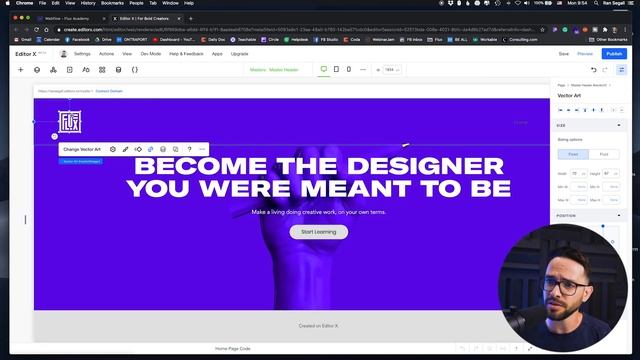 Editor X (by Wix) VS Webflow смотреть онлайн