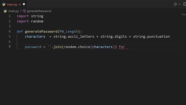 SIMPLE PYTHON PASSWORD GENERATOR ! смотреть онлайн