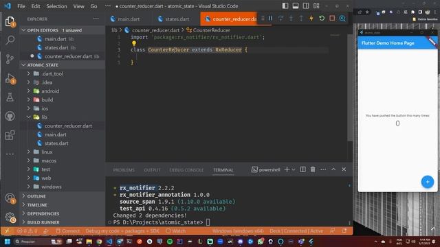 Atomic State no Flutter. смотреть онлайн