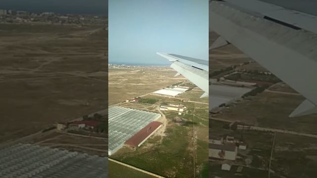 Посадка в Баку Airbus A340-500 AZAL смотреть онлайн
