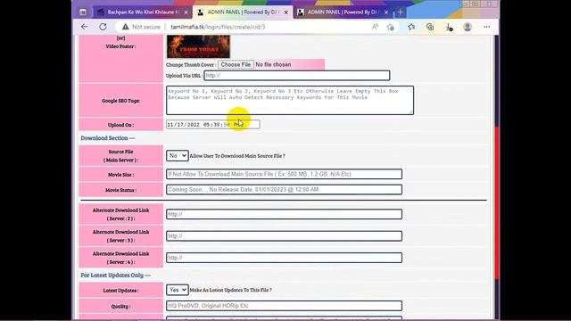 How To Manage Movie Download Website Admin Panel PHP Script SkyiTech v7.4 | Tamil Best Movie Websit смотреть онлайн