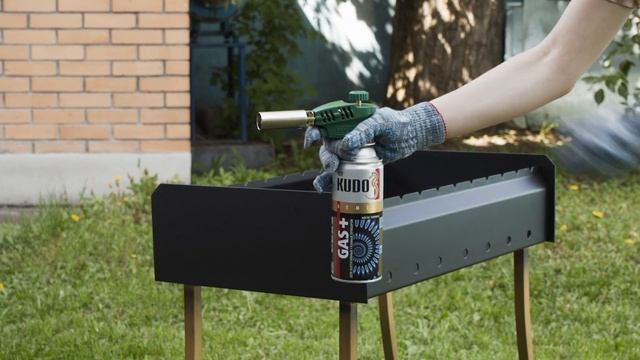 Термостойкая эмаль KUDO для мангалов и печей - Термостойкая краска для металла смотреть онлайн