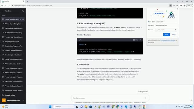 Problem with relative path in Python смотреть онлайн