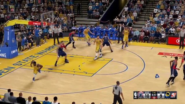 NBA 2K16 - Game 74 Warriors @ Wizards 115/97 Oracle Arena , California смотреть онлайн