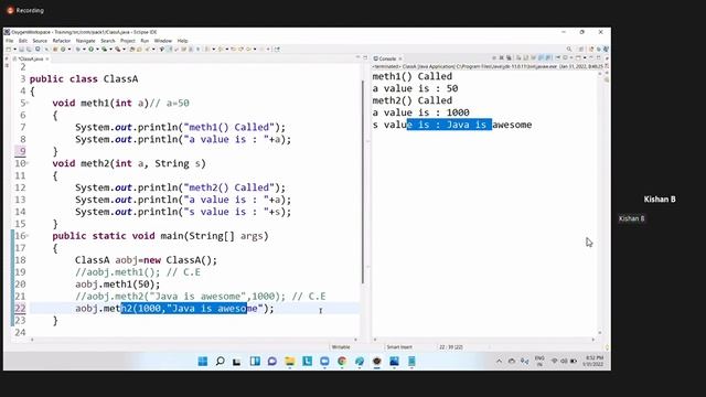 Java | 31 01 22 | #corejava #java | New Course | New Batch смотреть онлайн
