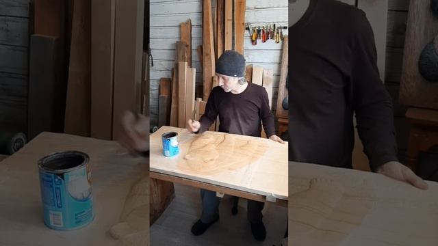 Медведь Хозяин тайги Резное панно своими руками Резьба по дереву Wood carving #shorts смотреть онлайн