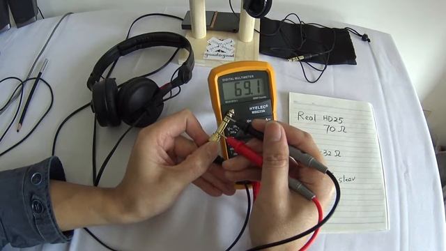 Sennheiser HD25 Input Resistence - A Method To Find Fake HD25
