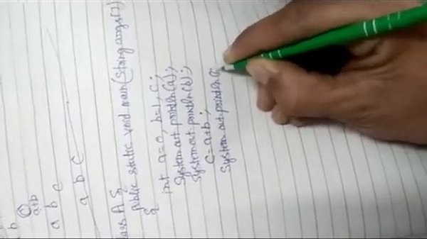 fibonacci series in java(HINDI)