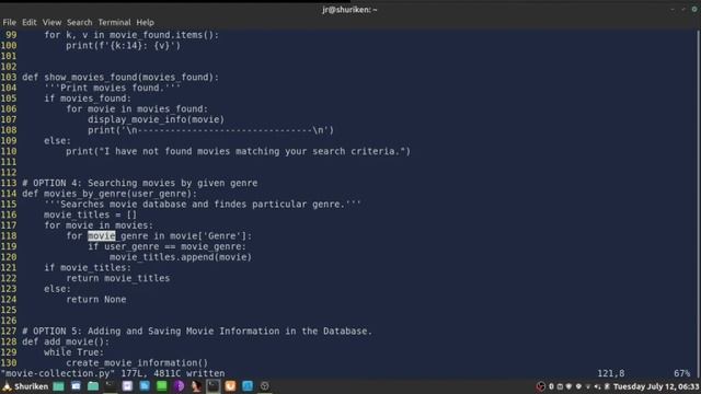 24 - Python Project: Movie Collection DB Pt. 12 смотреть онлайн