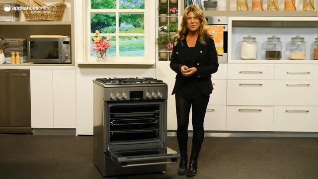 Bosch HXR39KI50A 60cm Serie 4 Freestanding Dual Fuel Oven Stove смотреть онлайн