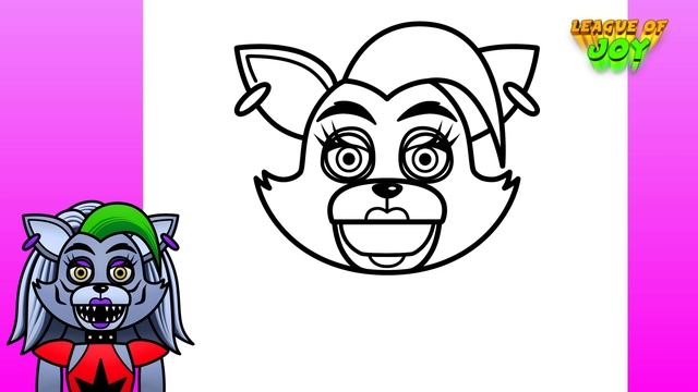 How to DRAW ROXANNE WOLF - Five Nights at Freddy's Security Breach - FNAF смотреть онлайн