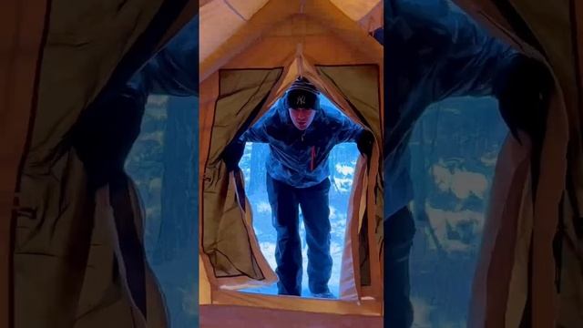 Огромная палатка в надувным каркасом! смотреть онлайн