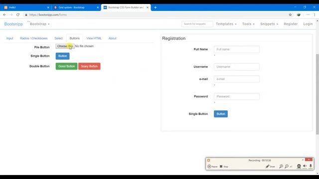 What is Bootstrap ? - Design registration form with Bootstrap - PHP #23 смотреть онлайн