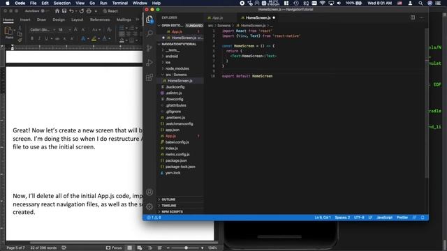How to set up React Navigation 5 смотреть онлайн