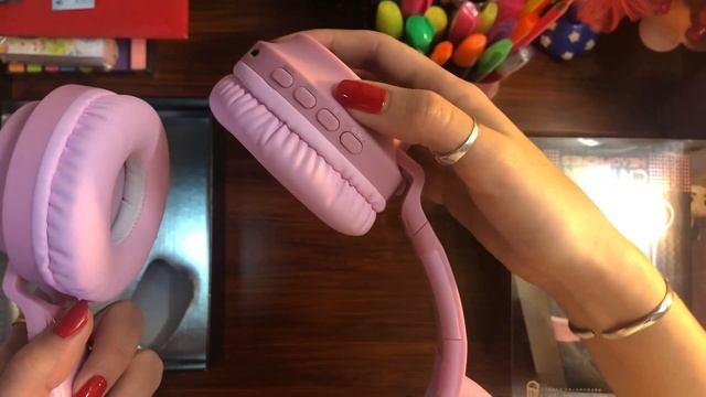 Unboxing y reseña headphones cat ear BT028C смотреть онлайн