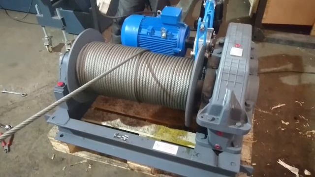 ООО «Ново-Тех» - намотка троса на лебедку ЛМ-2 смотреть онлайн