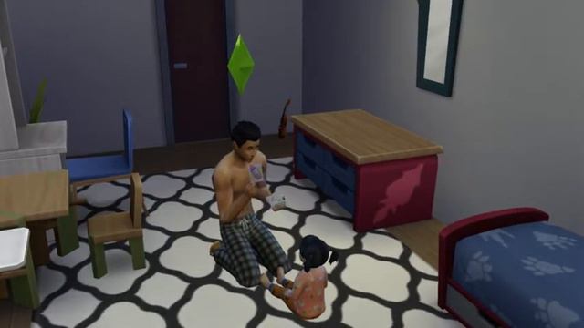 The Sims 4 - обучение малыша смотреть онлайн