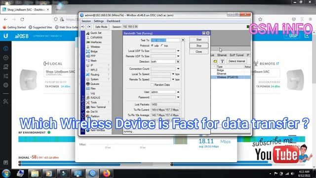 Mikrotik Vs Ubiquiti Speed Test— Which One Wireless Device is Better for Fast Data Transfer ? смотреть онлайн
