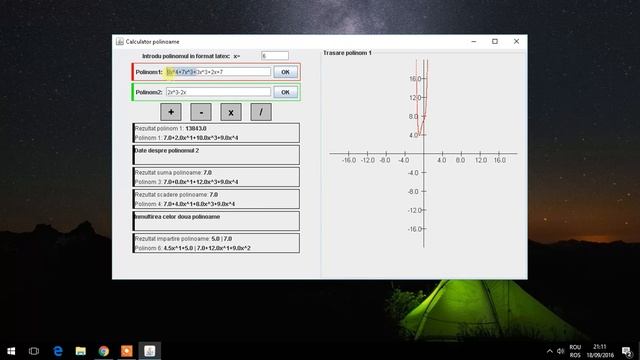 Polynomials calculator in Java (demo) смотреть онлайн