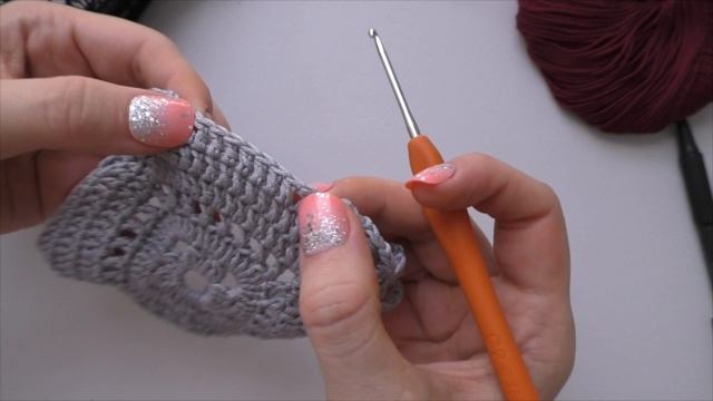Юбка мотивами. МК. Часть 1. Образец и соединение смотреть онлайн