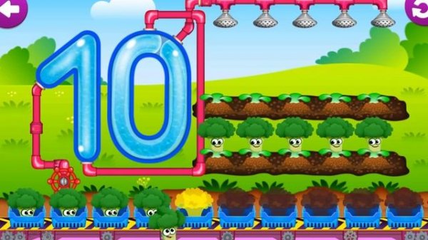 Baby Learn Numbers 1 2 3 With Funny Food ! Math kids Number Games - Educational Games For Kids