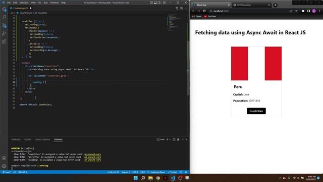 How to Fetch Data in React Using Async/Await смотреть онлайн