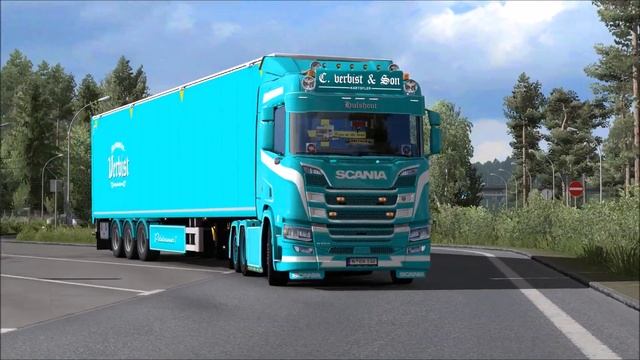 [ETS2 v1.36] Scania Next Gen C. Verbist & Son R650 + ALL Parts *SkinWork* смотреть онлайн