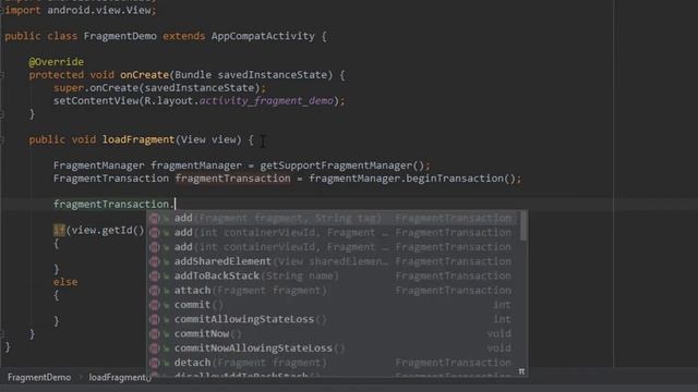 How to create and change Fragment in Android Studio - Programmatically смотреть онлайн