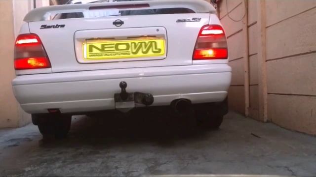 Nissan sentra 200sti NeoVVL Flames out the exhaust смотреть онлайн