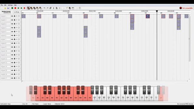 Minecraft Noteblock Studio: Lady Maria (Music Box) - Phase 1 смотреть онлайн