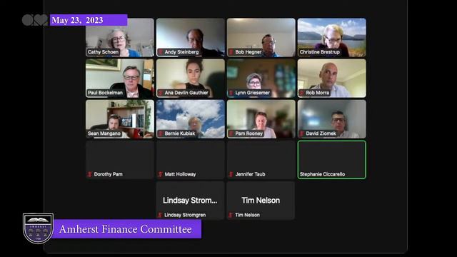 Amherst Finance Committee: May 23, 2023 смотреть онлайн