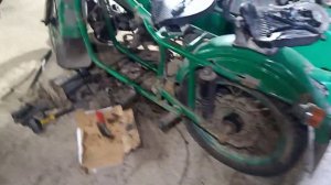 Маховик мотоцикла Урал на движок лифан 17л.с. продолжение.