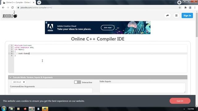 how to run c++ code/program onlline|run cpp code online| смотреть онлайн