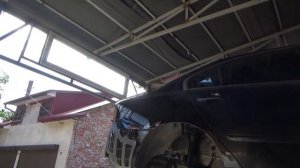Kia Magentis вже на колесах, покраска бампера