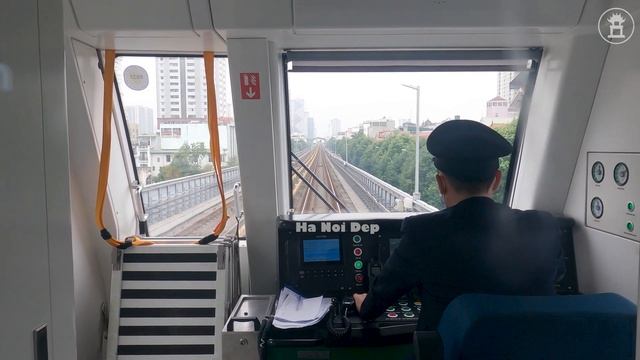 CÁT LINH - HÀ ĐÔNG [4k] REVIEW CHI TIẾT #Metro #HanoiMetro #Skytrain #line2A смотреть онлайн