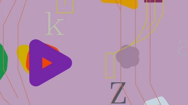 Python-Generated Random Video with Geometric Shapes, Text, and Noise (headphone warning)