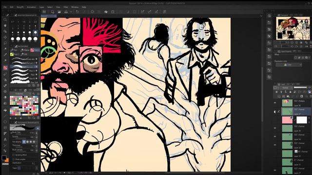 Disco Elysium Speedpaint (Clip Studio Paint EX) смотреть онлайн