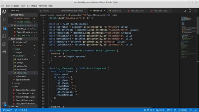 React Task List Part 3 (Play using Scala) смотреть онлайн